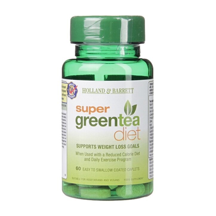Formula Super Green Tea Diet (Super Green Tea Diet) 60 de comprimate HOLLAND &amp; BARRETT