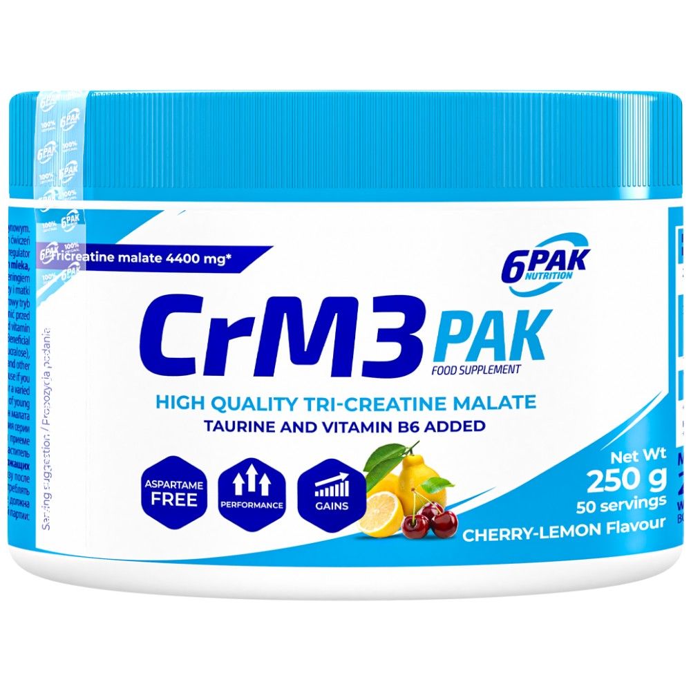 CrM3 PAK (Tri-Creatine Malat + Taurina) - 250 grame