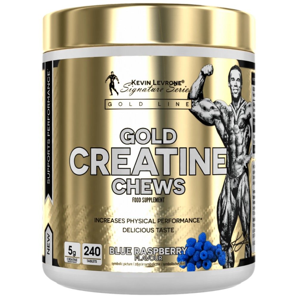 Mestec de creatină de aur | Creatina monohidrat - 240 tablete masticabile