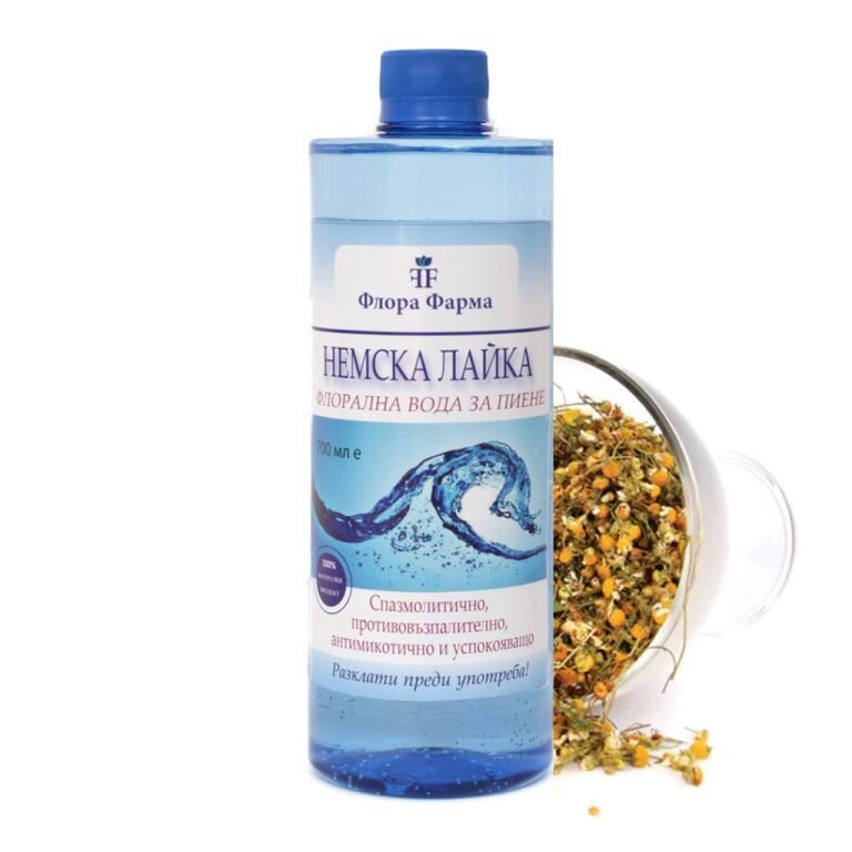 Apa florala naturala din MUSETEL GERMAN 700ml FLORA FARMA