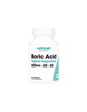 Vaginal infections - Boric acid (Boric Acid), 600 mg x 60 vaginal capsules - Nutra Best Europe