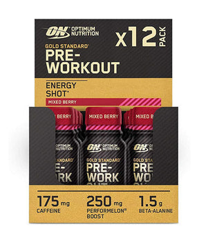 Gold Standard Pre-Workout Shot Box / 12 x 60 ml - Nutra Best Europe