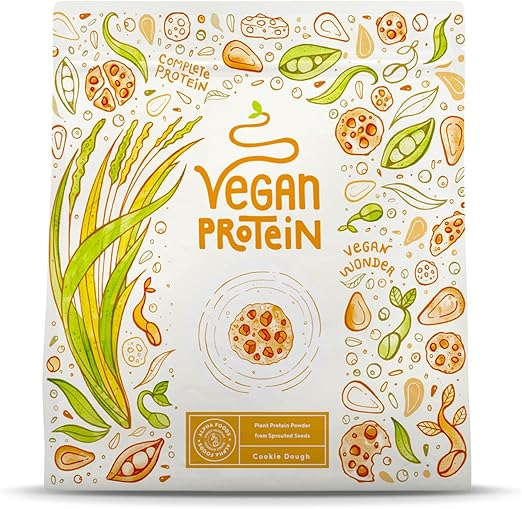 Proteină vegană - Aroma aluatului de prăjituri (600 g) de Alpha Foods