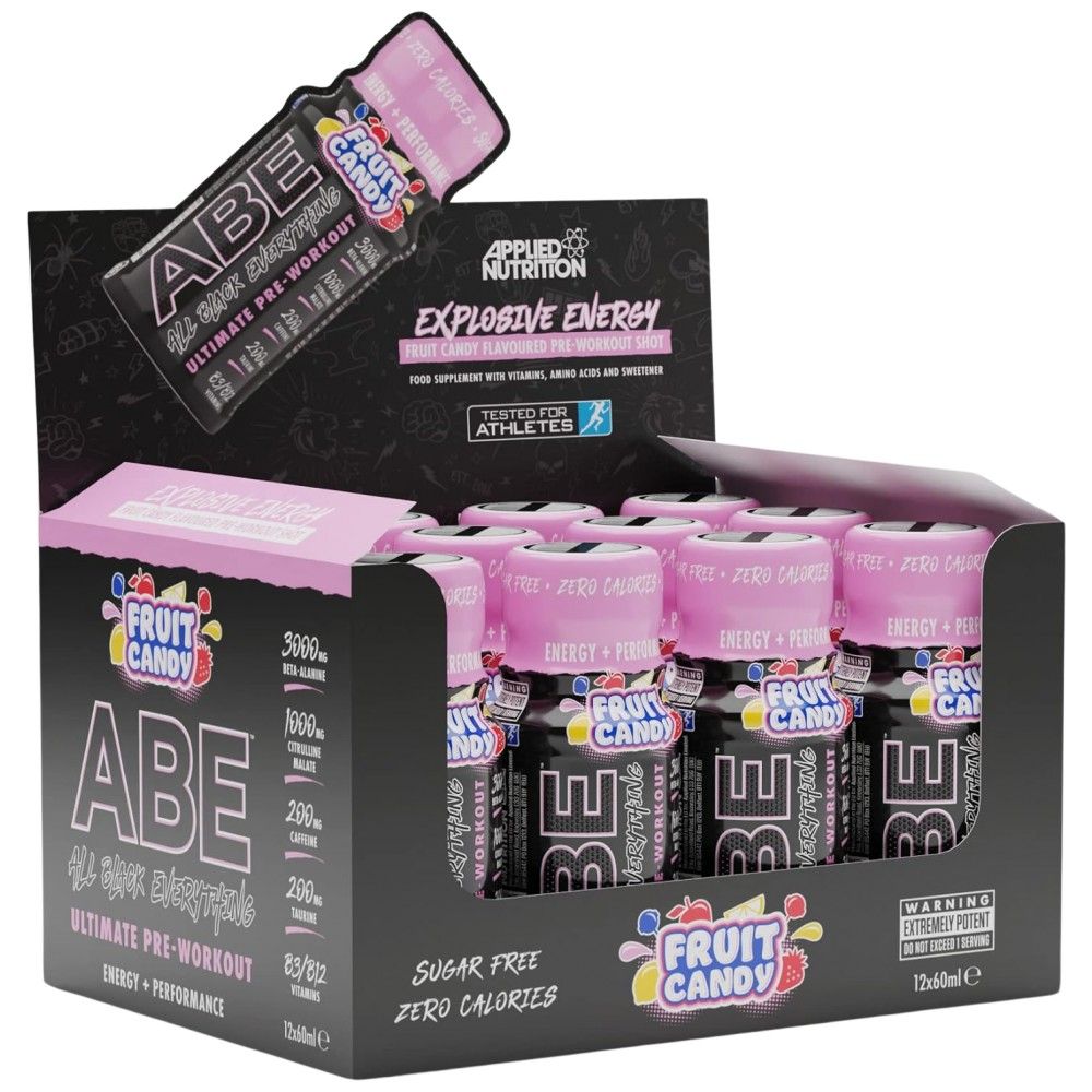 ABE Shot | All Black Everything Pre-antrenament - 12 x 60 ml