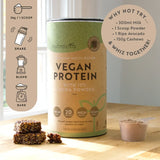 Proteine ​​Vegane + Enzime - 750 g (Ciocolata) Nutravita