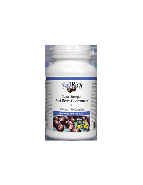 Acai Berry Concentrate 4:1 500 mg - 90 капсули - Feel You