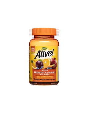 Alive! Adult Premium Gummies Multivitamin / Alive! Nature's Way Premium Multivitamin for Adults, 90 Softgels - Nutra Best Europe