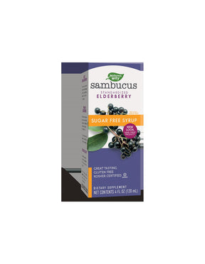 Sambucus Sugar Free Syrup x 120 ml Nature's Way - Nutra Best Europe