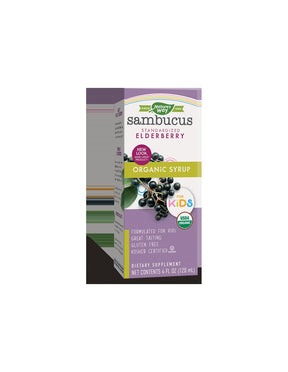 Sambucus Organic Syrup for Kids x 120 ml Nature's Way - Nutra Best Europe