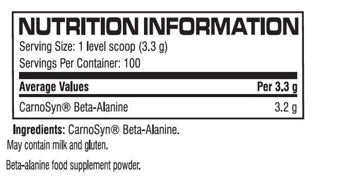 CarnoSyn® Beta-Alanina - 0,330 kg