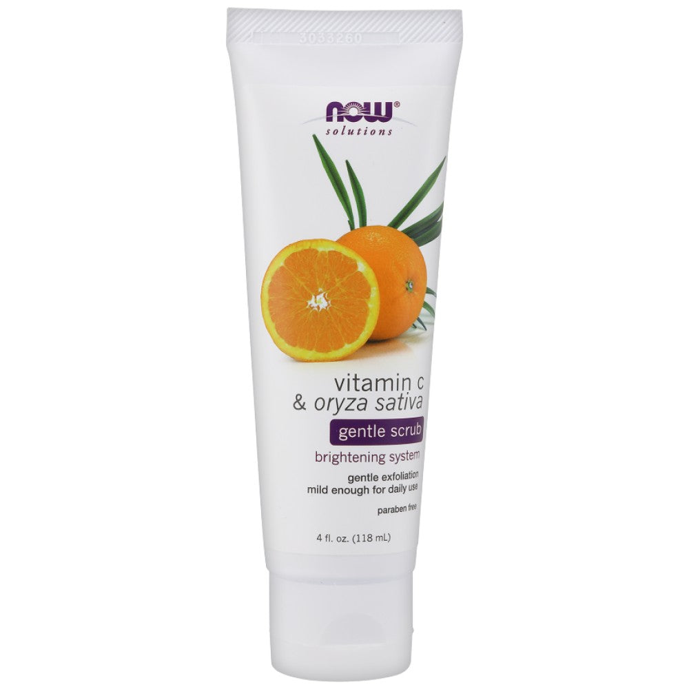 Vitamina C & Oryza Sativa Scrub blând | Paraben Free - 118 ml