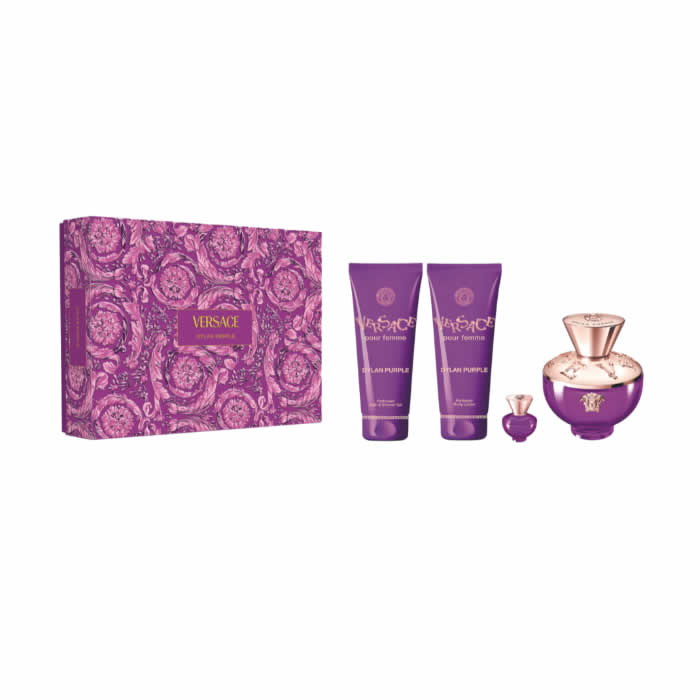 Versace Dylan Purple Eau De Parfum Spray 100ml Set 4 Bucuri