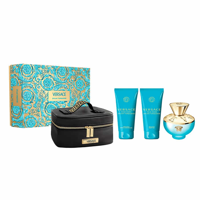 Versace Dylan Torquoise Apa de Toaleta Spray 100ml Set 4 Piese