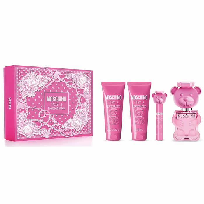 Moschino Toy 2 Bubblegum Apa de Toaleta Spray 100ml Set 4 Bucati