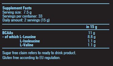 BCAA 8:1:1 Zero - 0,250 kg