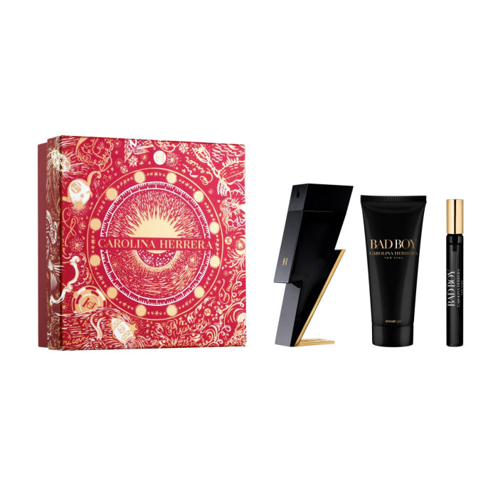 Carolina Herrera Bad Boy Apa de Toaleta Spray 100ml Set 3 Piese 2023