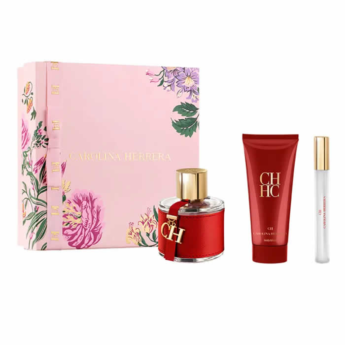 Carolina Herrera Ch Eau De Toilette Spray 100ml Set 3 Bucuri