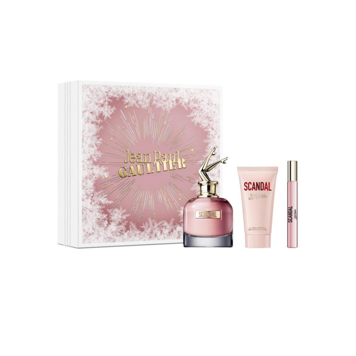 Jean Paul Gaultier Scandal Eau De Parfum Spray 80ml Set 3 Piese Craciun 2023