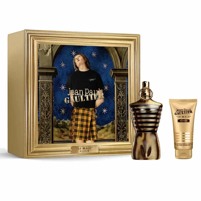 Jean Paul Gaultier Le Male Elixir Eau De Parfum Spray 125ml Set 2 buc.