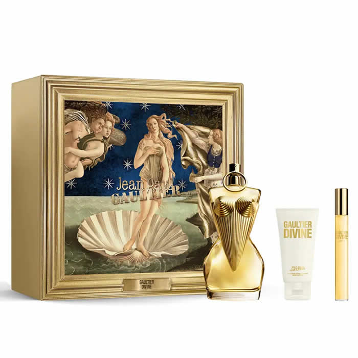 Jean Paul Gaultier Divine Eau De Parfum Spray 100ml Set 3 Bucuri