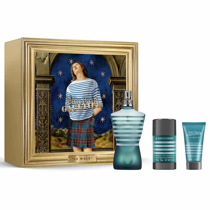 Jean Paul Gaultier Le Male Eau De Toilette Spray 125ml Set 3 Piese