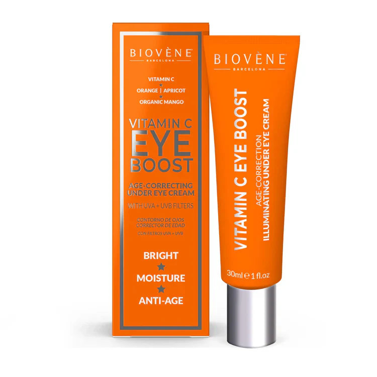Cremă booster pentru ochi cu vitamina C pentru corectarea semnelor de îmbătrânire 15 ml