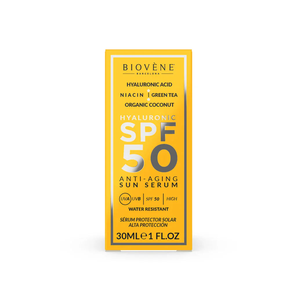 Protecție solară anti -îmbătrânire SPF 50 cu acid hialuronic - 30 ml