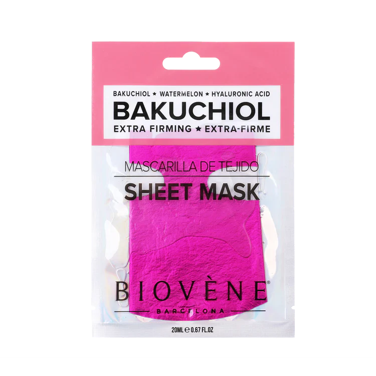Masca Bakuchiol cu ​​pepene verde si acid hialuronic pentru fermitate 1 pereche