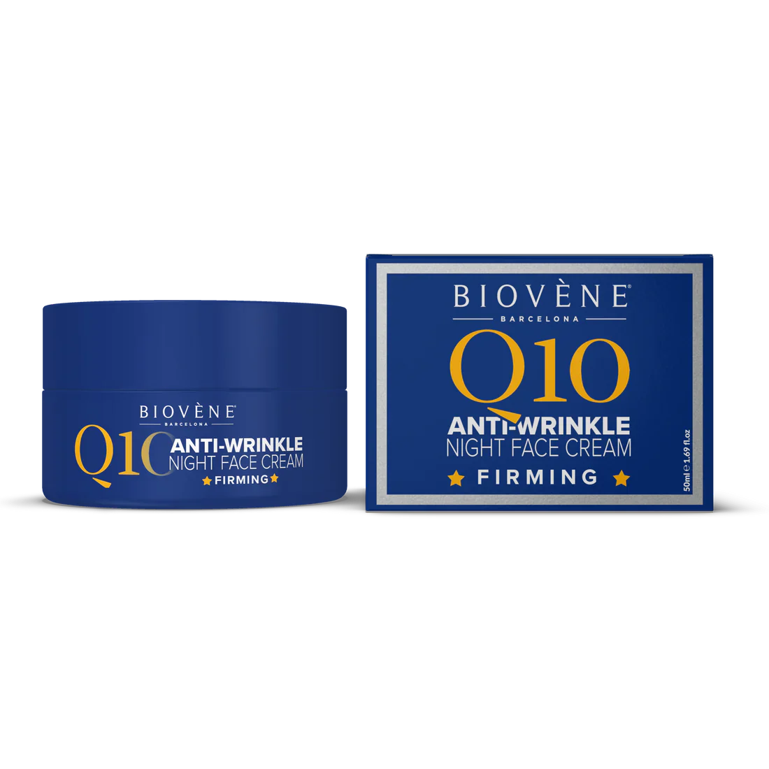 Cremă de noapte cu Q10 pentru restaurare și netezire - 50 ml