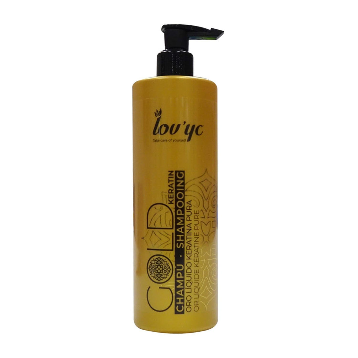Elie Saab Lovyc Gold Keratin Sampon Cabello Seco 500ml