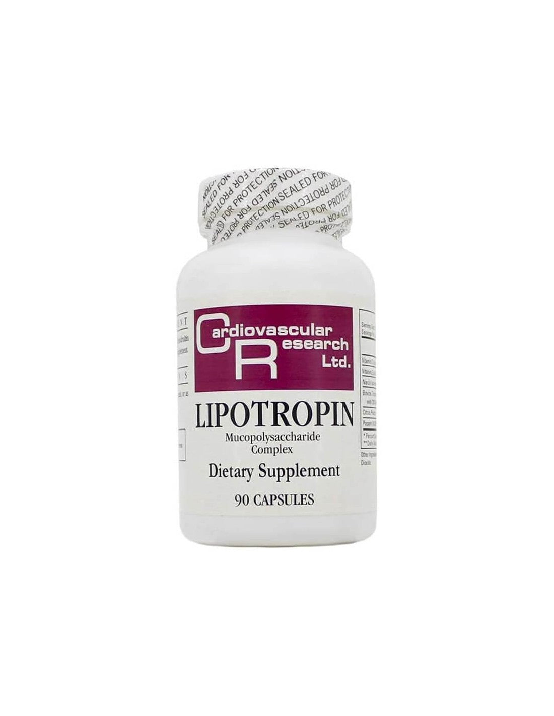 Imunitate puternică și digestie bună - Lipotropin - formulă cu vitamine, pectină și papaină, 90 capsule