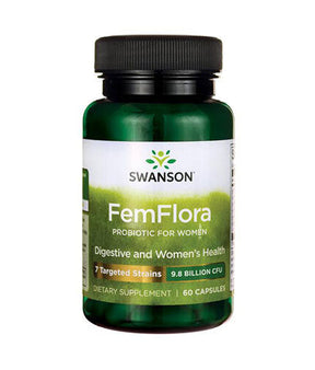 FemFlora Feminine Probiotic Formula 9.8 Billion CFU - 60 capsules - Nutra Best Europe