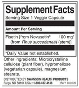 Fisetin Novusetin 100 mg - 30 capsule