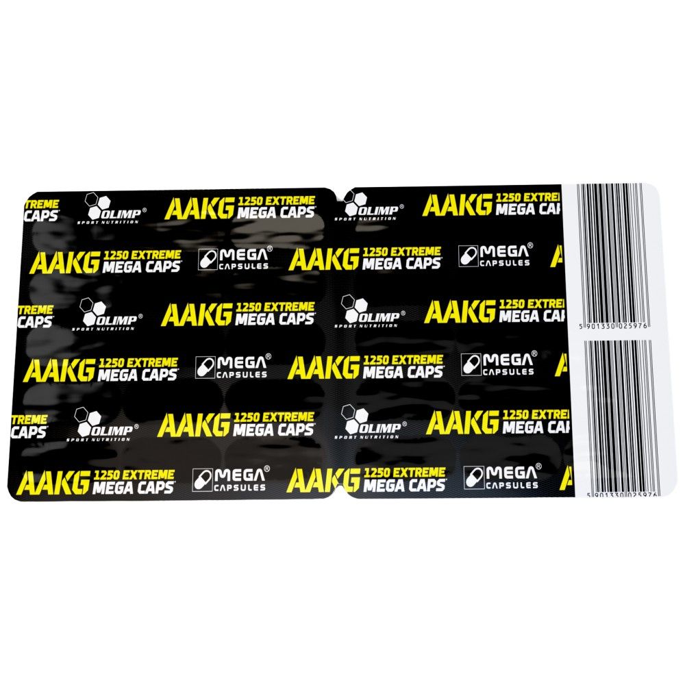 AAKG Extreme 1250 Mega Caps - 30 capsule