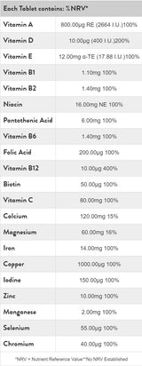 ABC la Z | Multivitamine vegane - 60 de tablete