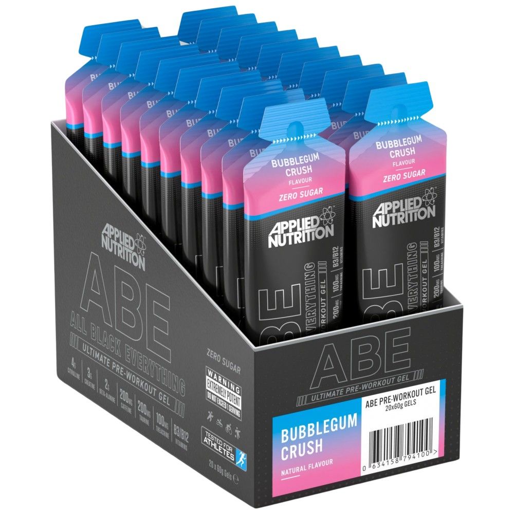 ABE Gel | All Black Everything Pre-antrenament - 20 x 60 grame