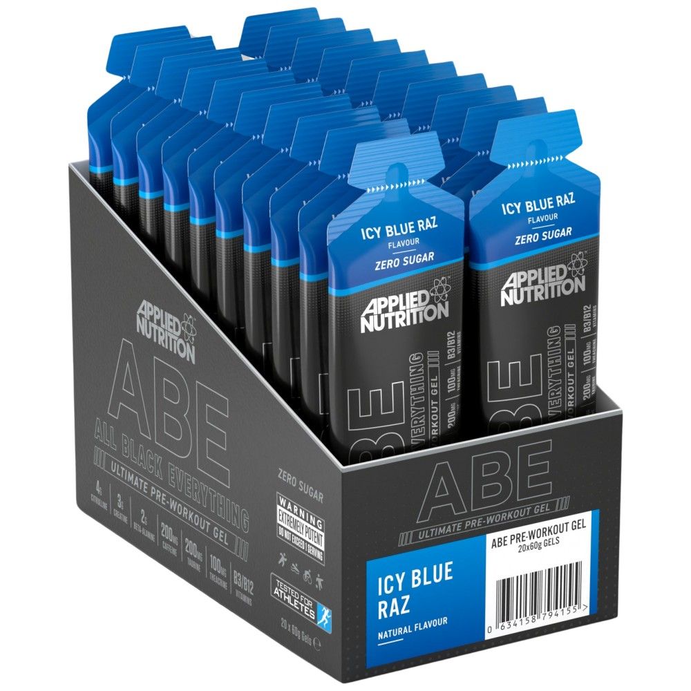 ABE Gel | All Black Everything Pre-antrenament - 20 x 60 grame