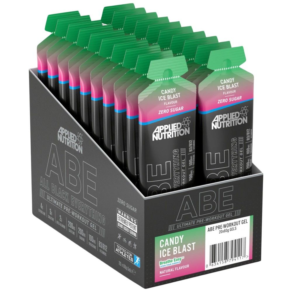 ABE Gel | All Black Everything Pre-antrenament - 20 x 60 grame