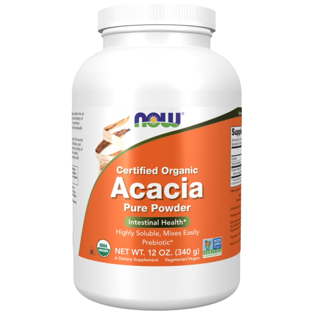 Pudră pură din fibre de salcâm | Certificat organic - 340 grame