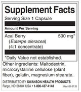 Acai Berry 500 mg - 120 capsule