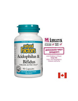 Acidophilus &amp; Bifidus | 5 miliarde de celule active - 90 de capsule