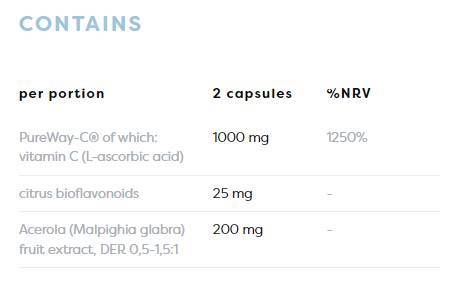 C activ 1000 mg | PureWay-C® cu bioflavonoide citrice și Acerola - 120 capsule
