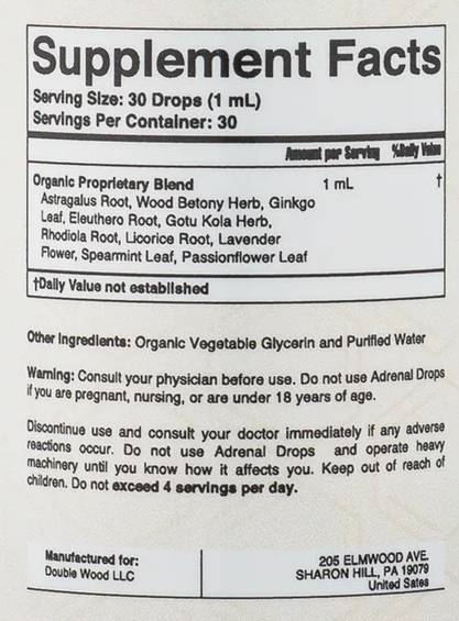 Suport suprarenal | cu Eleuthero &amp; Rhodiola - 30 ml
