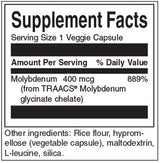 Albion Chelated Molibden 400 mcg - 60 capsule