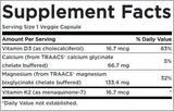 Albion Magneziu &amp; Calciu / cu Vitamina D3 &amp; K2 - 90 capsule