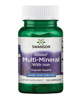 Albion Multi-Mineral Cu Fier - 120 capsule