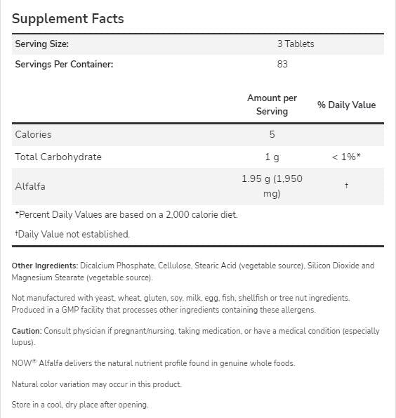 Lucerna 650 mg - 500 comprimate