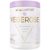 AllDeynn | VegeRose - 5 proteine ​​vegane cu MCT și probiotice - 500 de grame