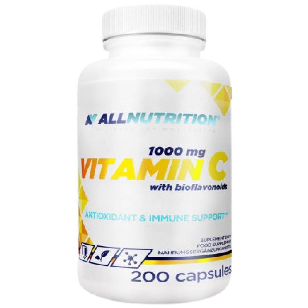 Vitamina C 1000 mg | cu Bioflavonoide - 200 capsule