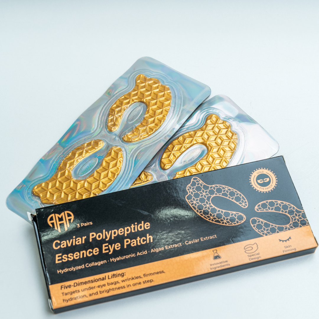 Caviar Polypeptide Essence Essence Patch - Colagen intensiv și îngrijire de hidratare (3 PC -uri)